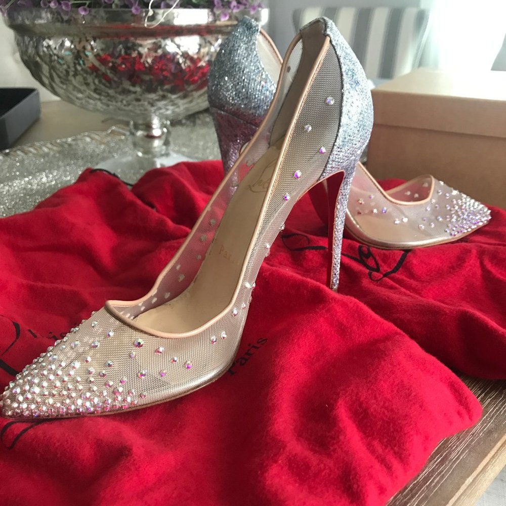 Christian Louboutin Strass Follies Strass Multi 38